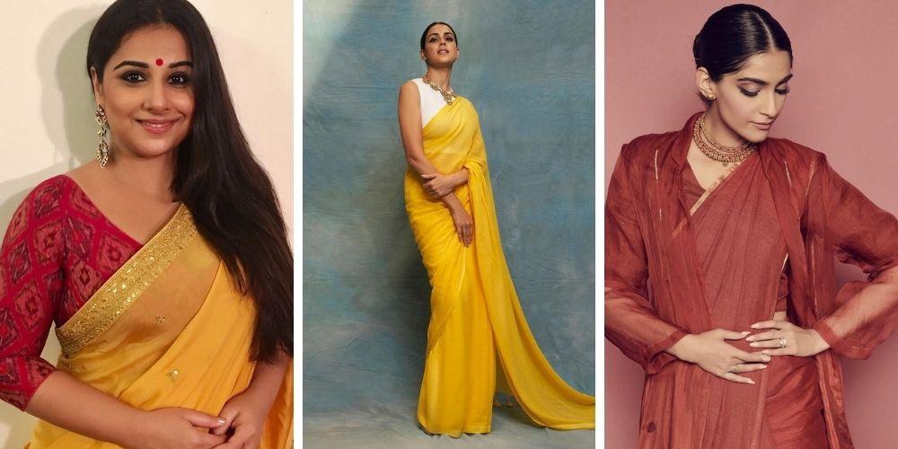 Style Hacks To Glam Up Your Plain Saree in Marathi