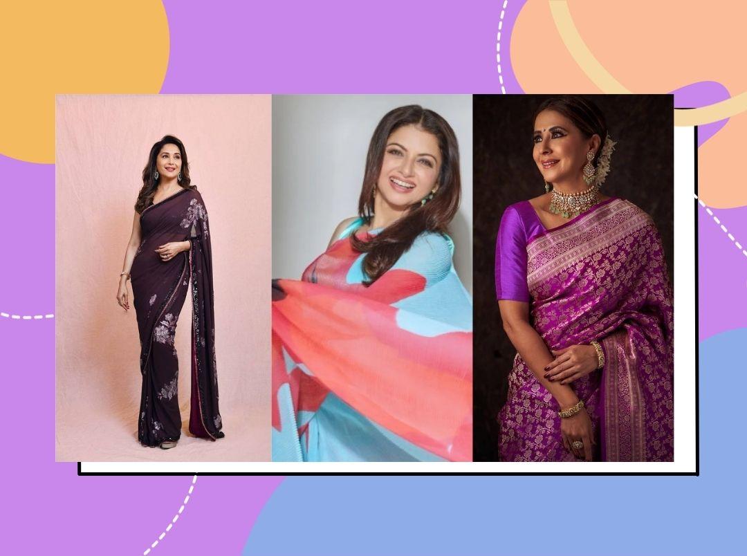 saree-prints-style-for-women-at-age50-in-marathi