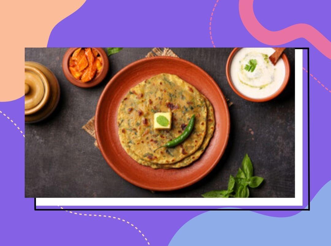 quick-pudina-paratha-recipe-for-children-tiffin-in-marathi