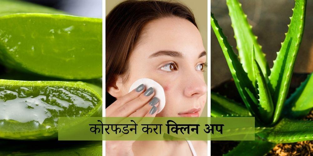 How to do aloe vera clean up at home