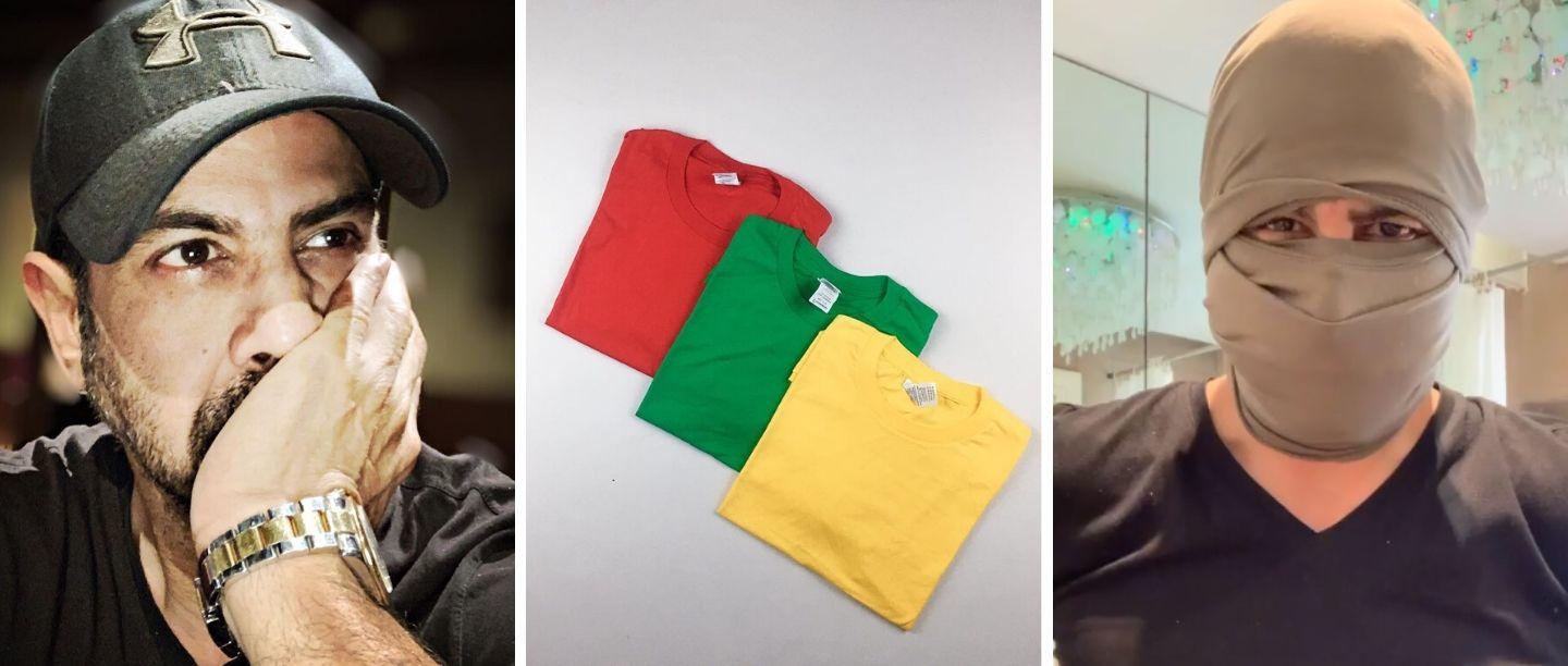 अभिनेता रोनित रॉयने घरीच टी-शर्टपासून तयार केला मास्क