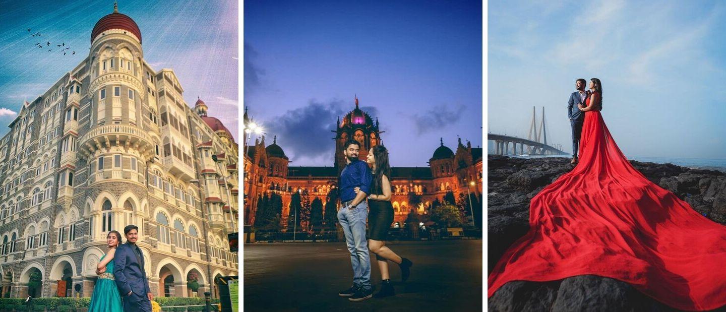 मुंबईत इथे करा प्री-वेडिंग फोटोशूट (Best Pre-Wedding Shoot Locations In Mumbai In Marathi)
