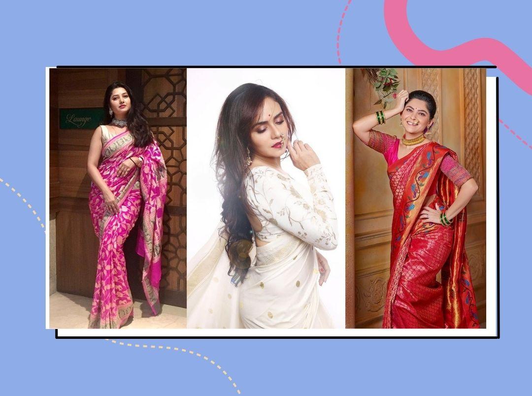 how-to-make-saree-look-neat-near-waist-tips-in-marathi